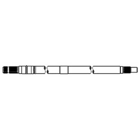 Aftermarket New 1000 RPM PTO Shaft Fits John Deere 4555 4560 4650 4755 4760 4955 Plus R80883